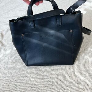 Portland Leather Goods Almost Perfect Mini Crossbody Tote Zip